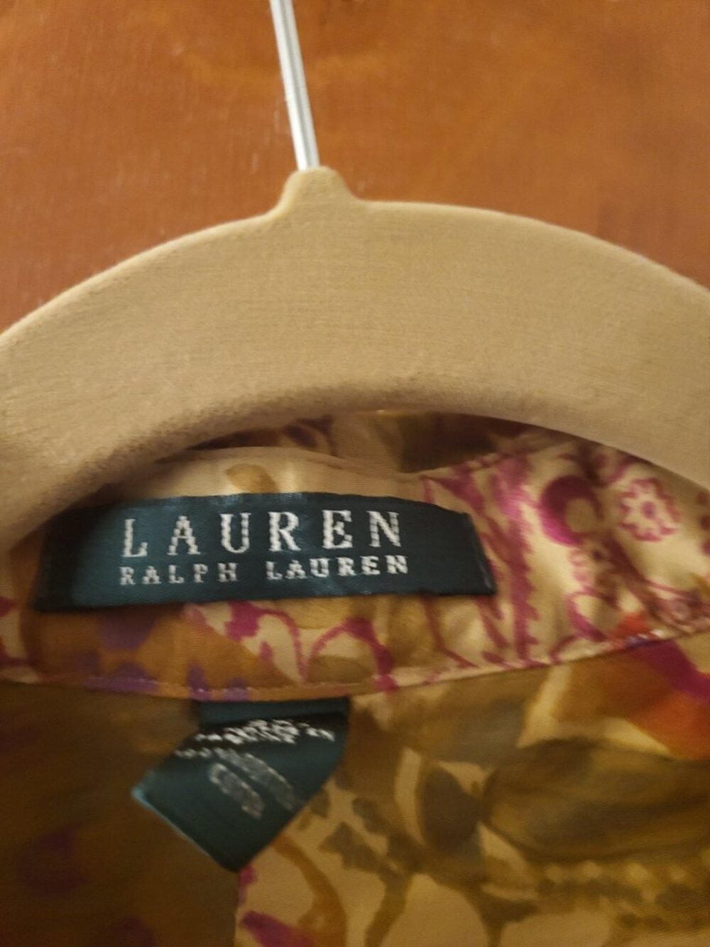Women's Ralph Lauren plus-size paisley button-up shirt (Size 3X) - Picture 4 of 4